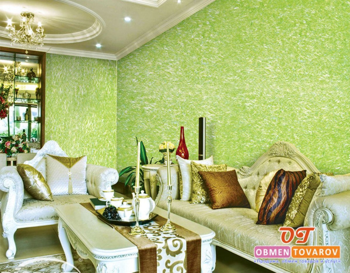 Разделение обоев на стене