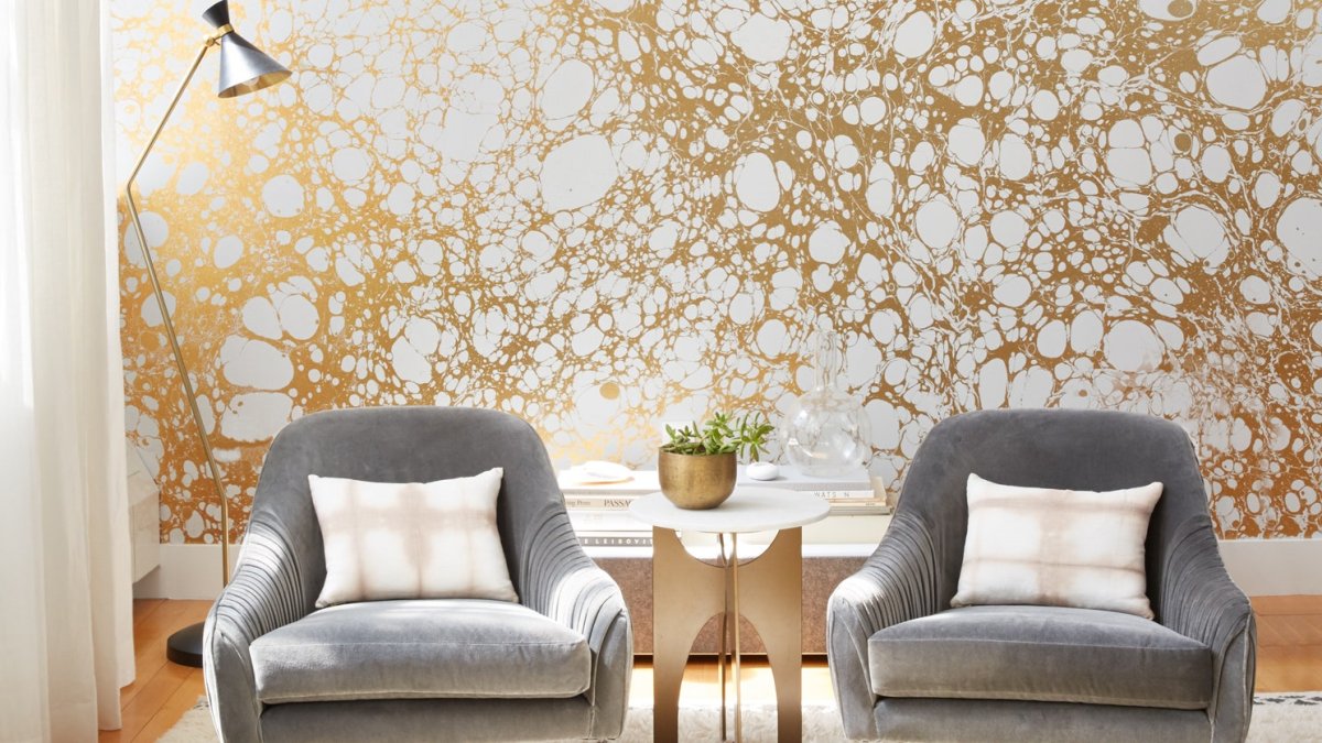 Обои для неровных стен