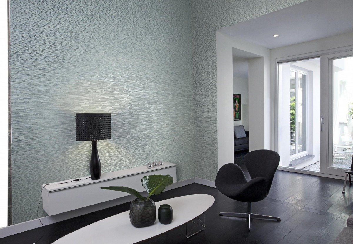 Шероховатые стены в интерьере