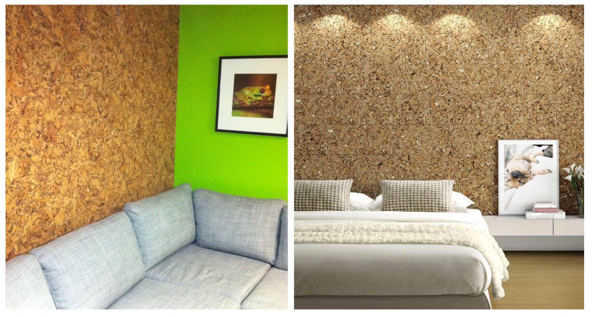 Пробковое покрытие для стен