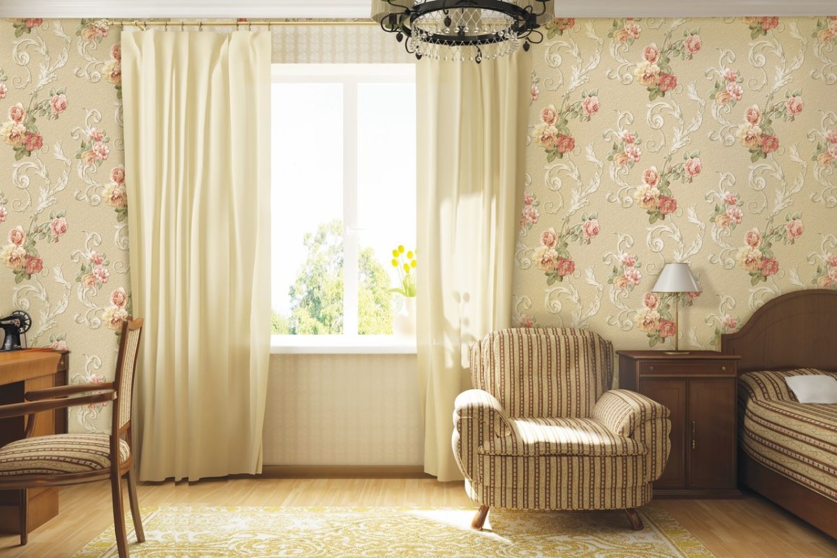 Корейские обои для гостиной