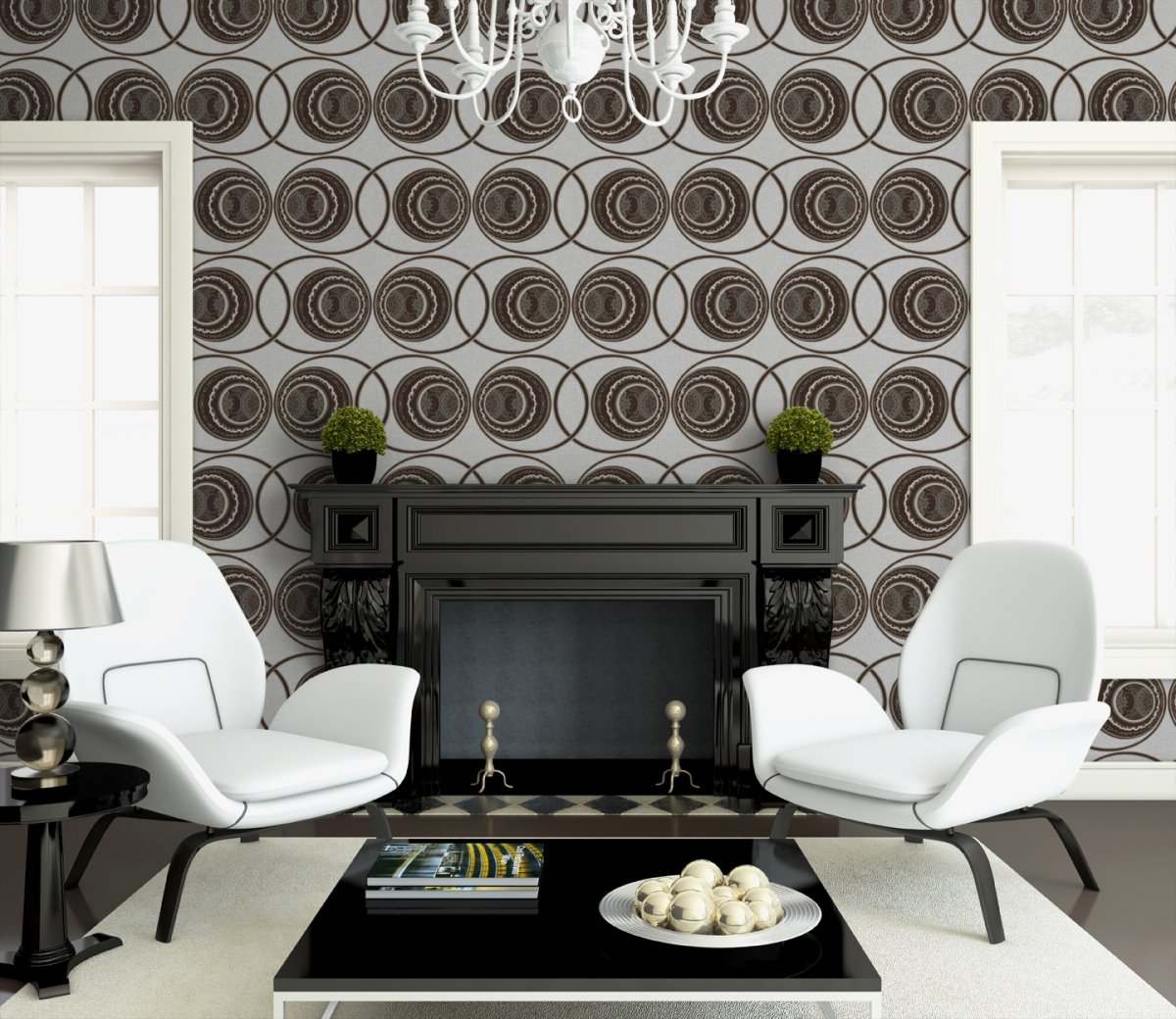 Корейские обои каталог в интерьере