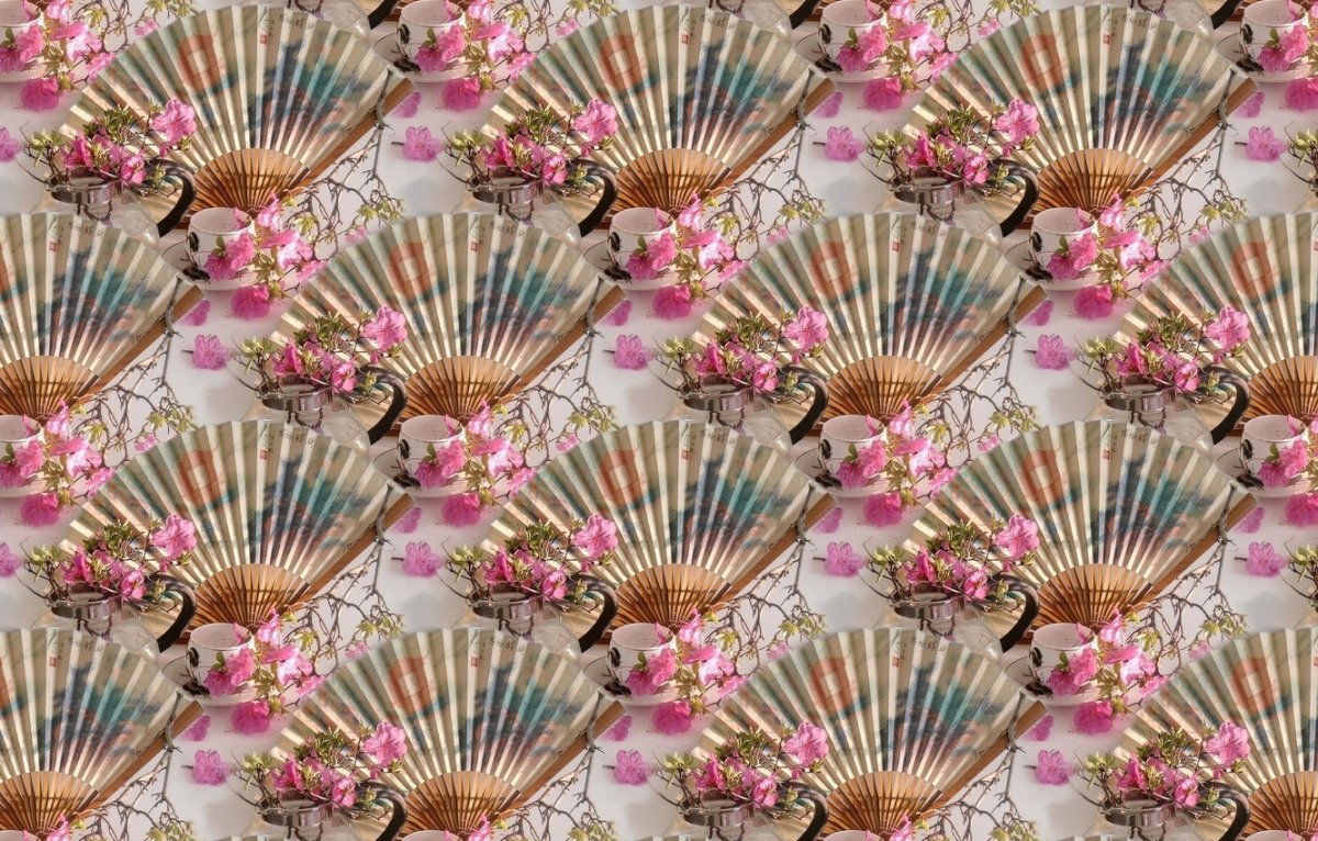 Японские веера фон