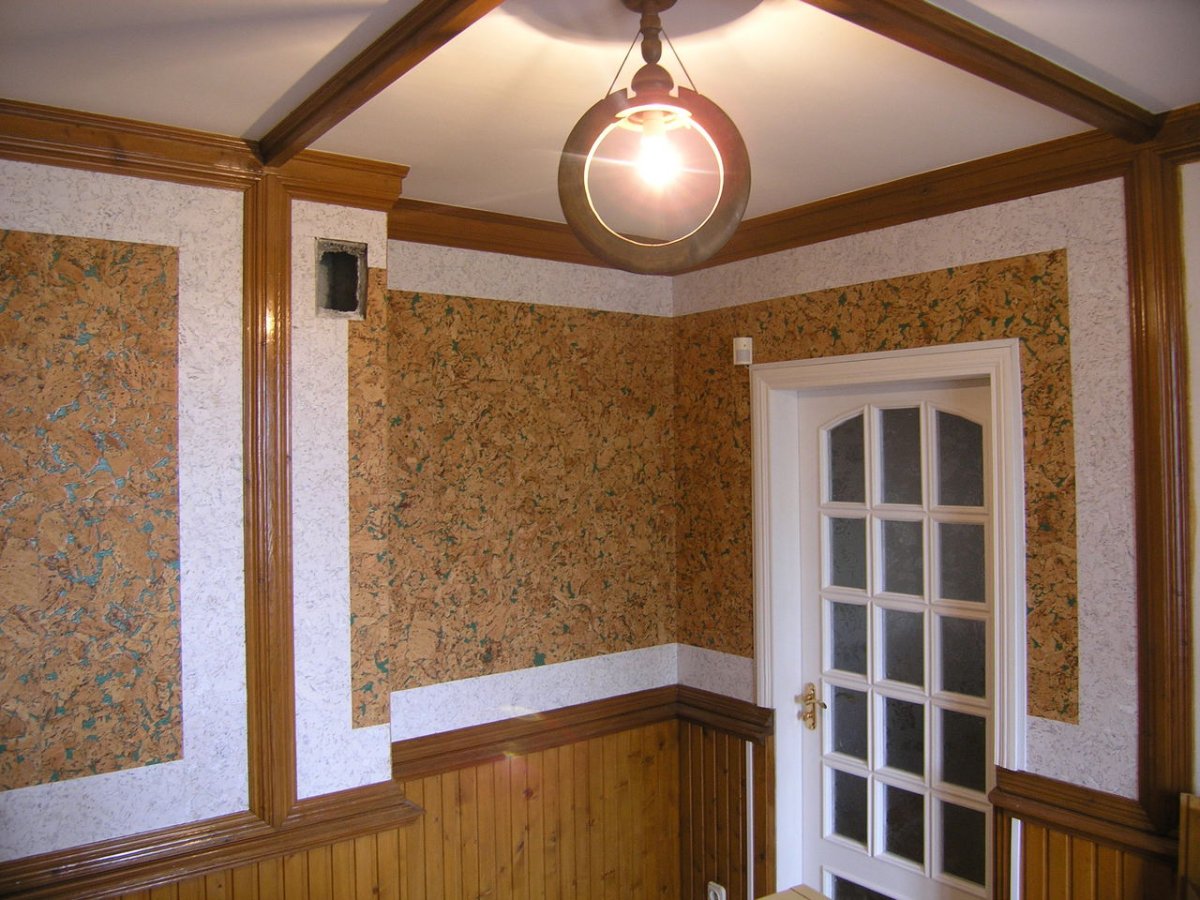 Отделка пробкой