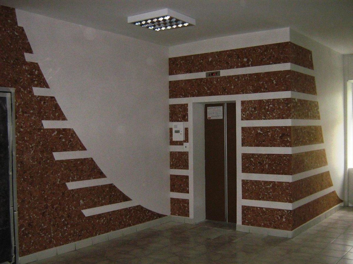 Кухня стены отделка краска