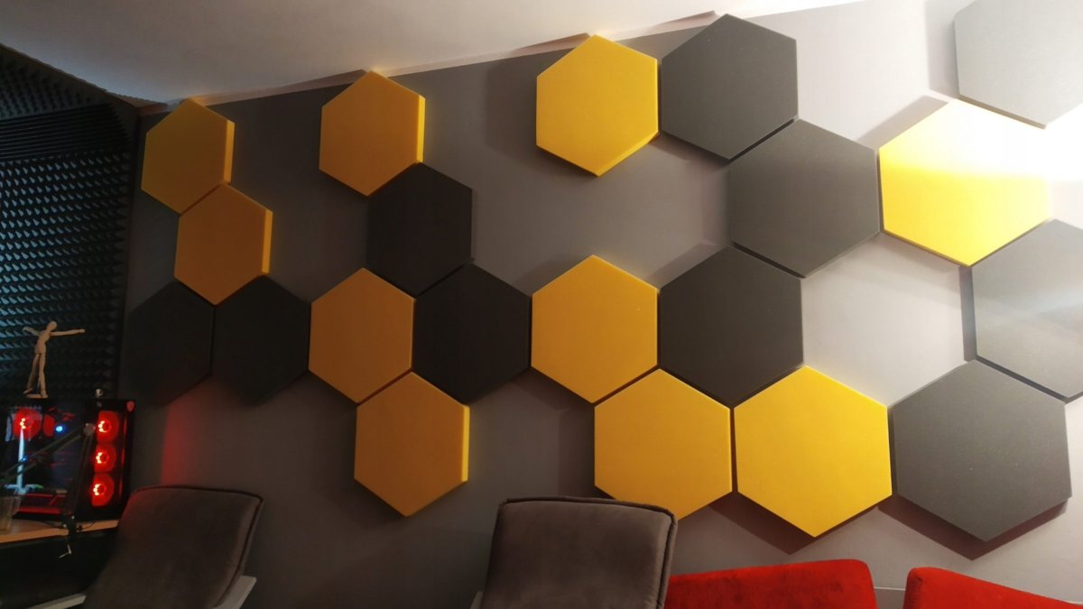 Шумопоглощающие панели Hexagon