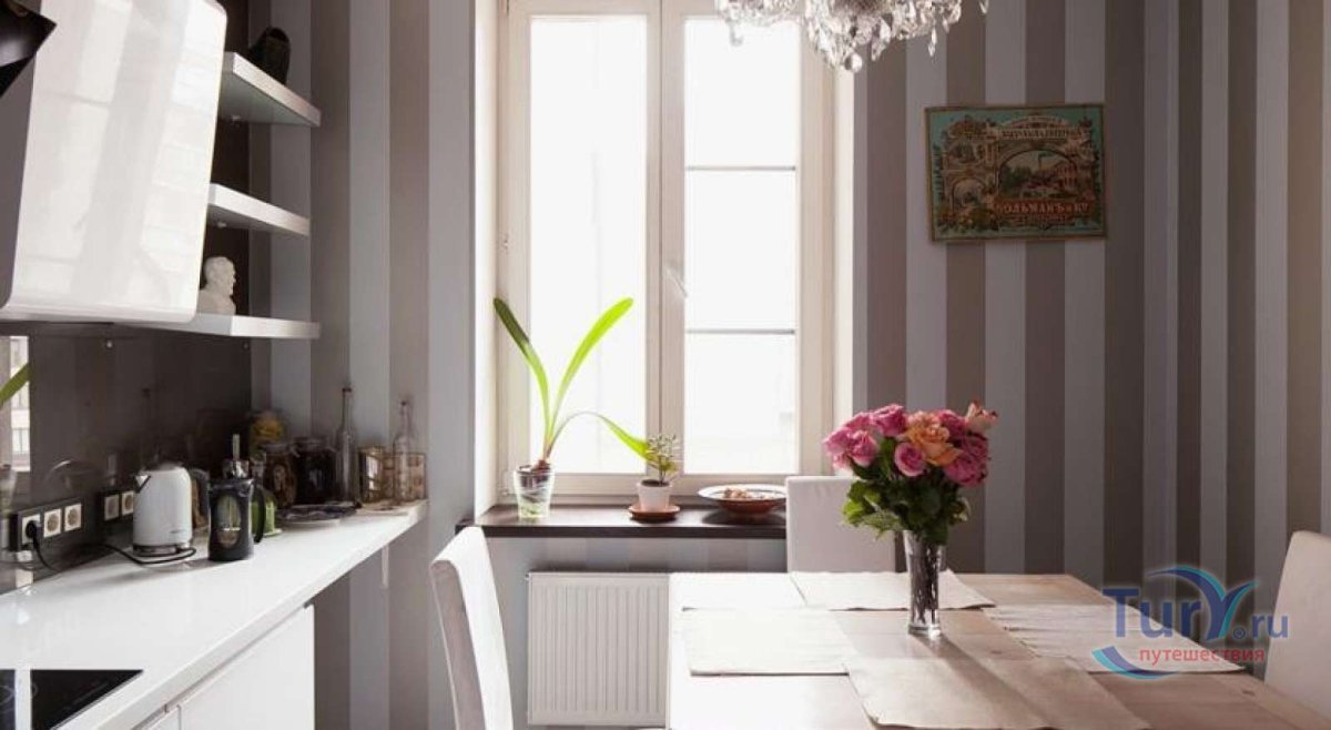 Обои темные для кухни хрущевка