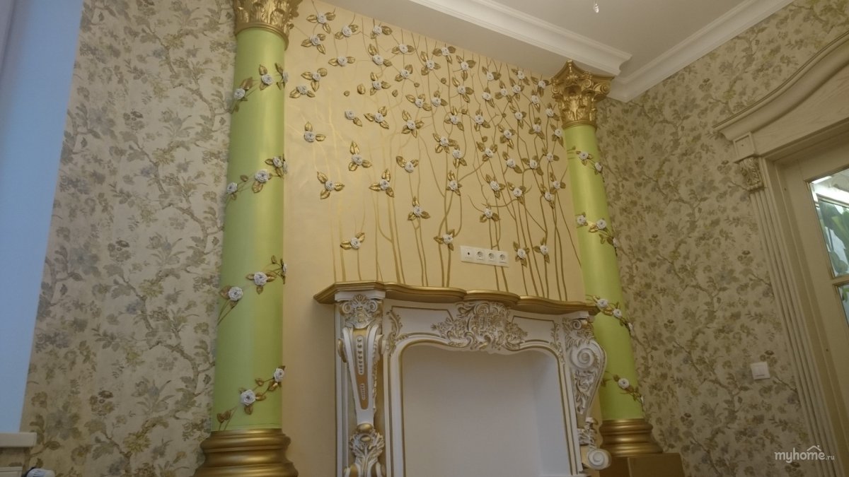 Декорирование обойных стыков