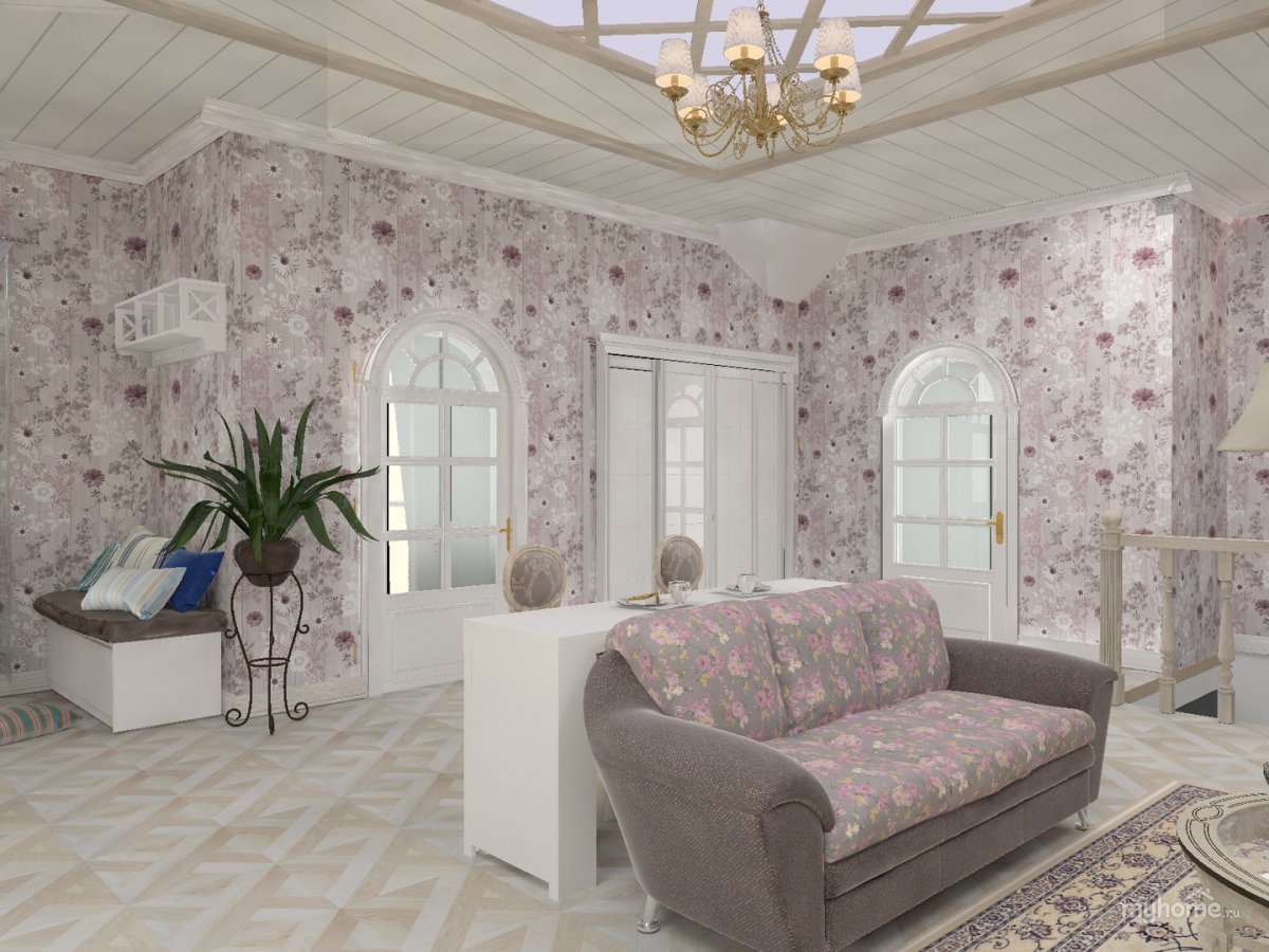 Детские фотообои под мебель Прованс картинки