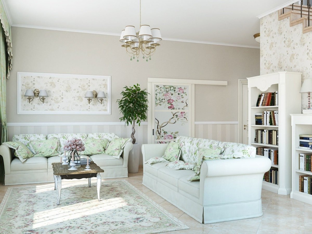 Комната в стиле Прованс 15 кв. м