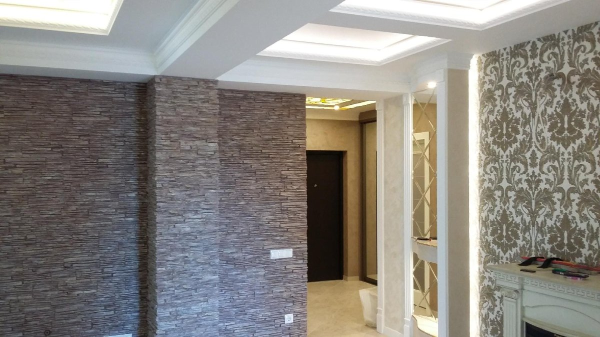 Обои декоративная штукатурка