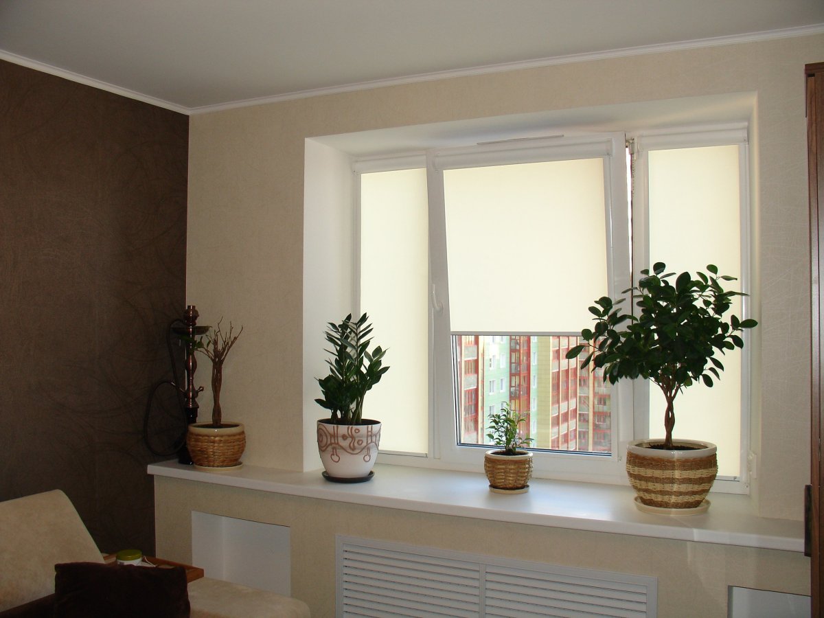 Обрамление окна молдингом