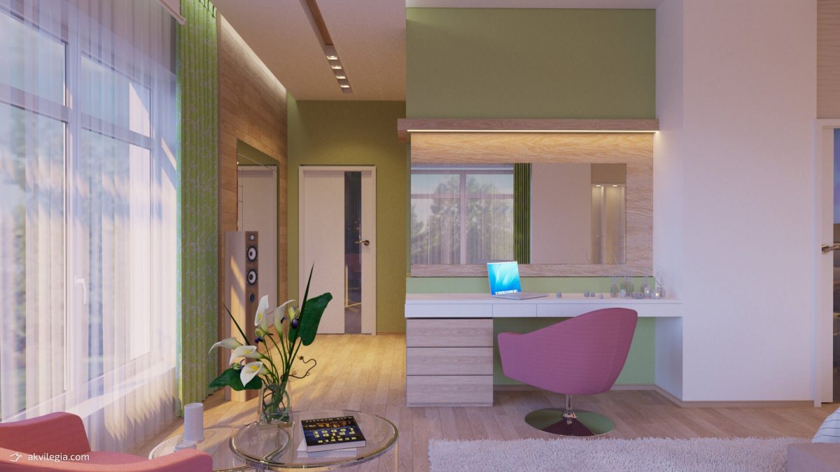 Широкий подоконник