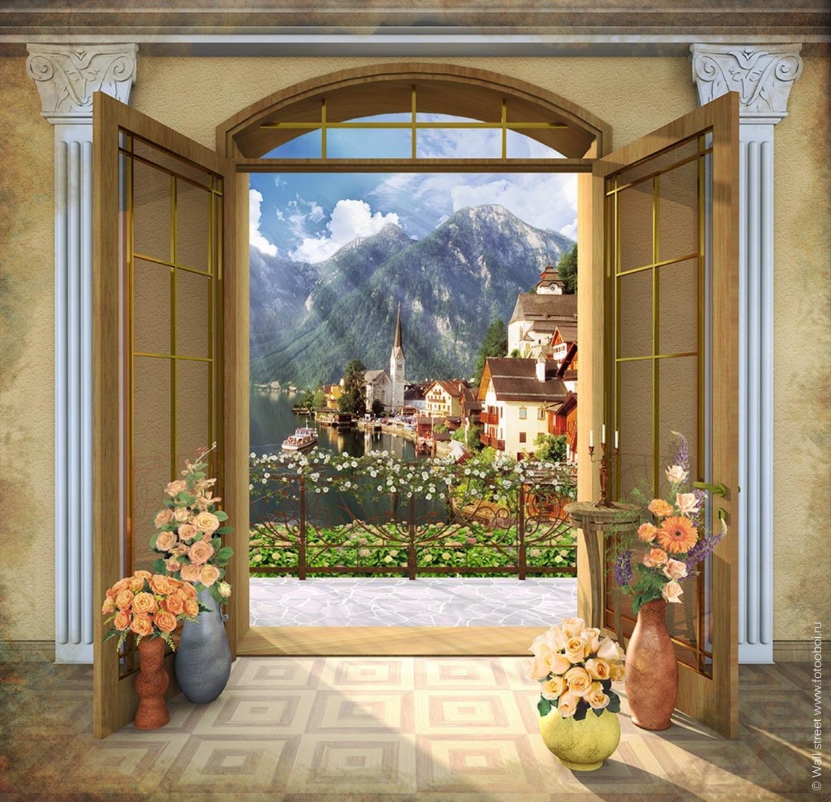 Фотопанно на кухню на стену