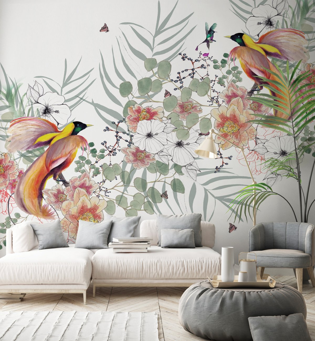 Постер на стену Райские птицы