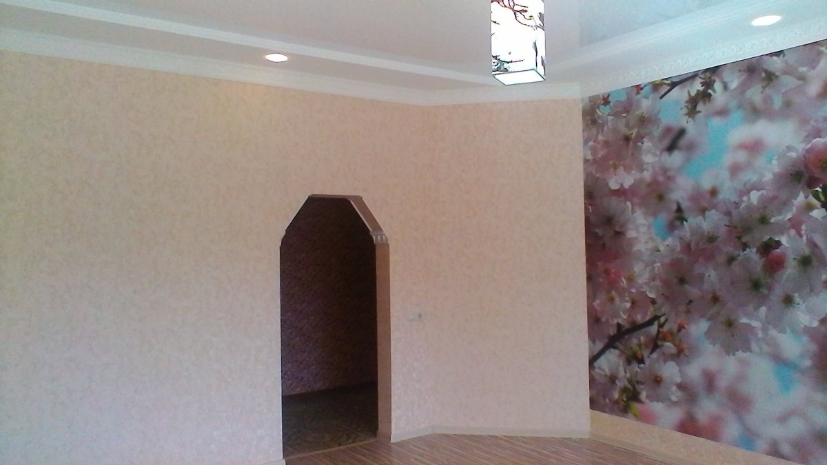 Жидкие обои на гипсокартон