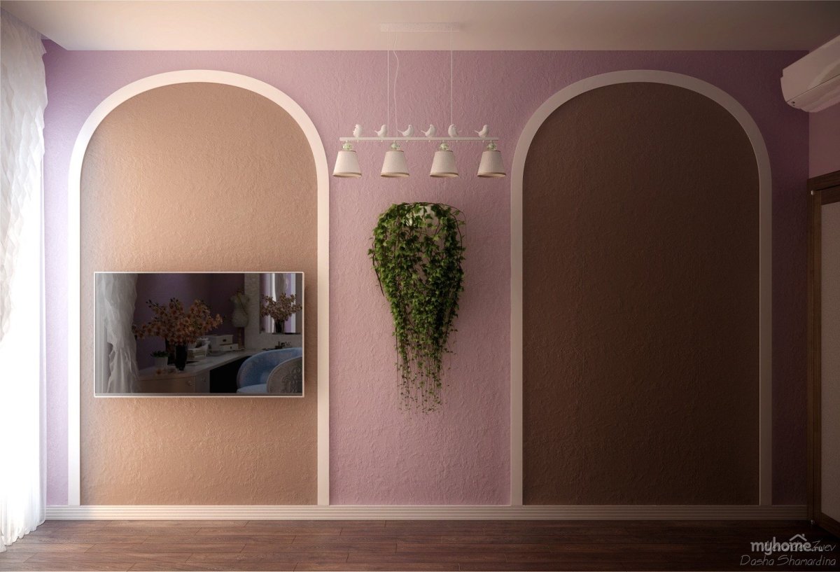 Арка из молдингов