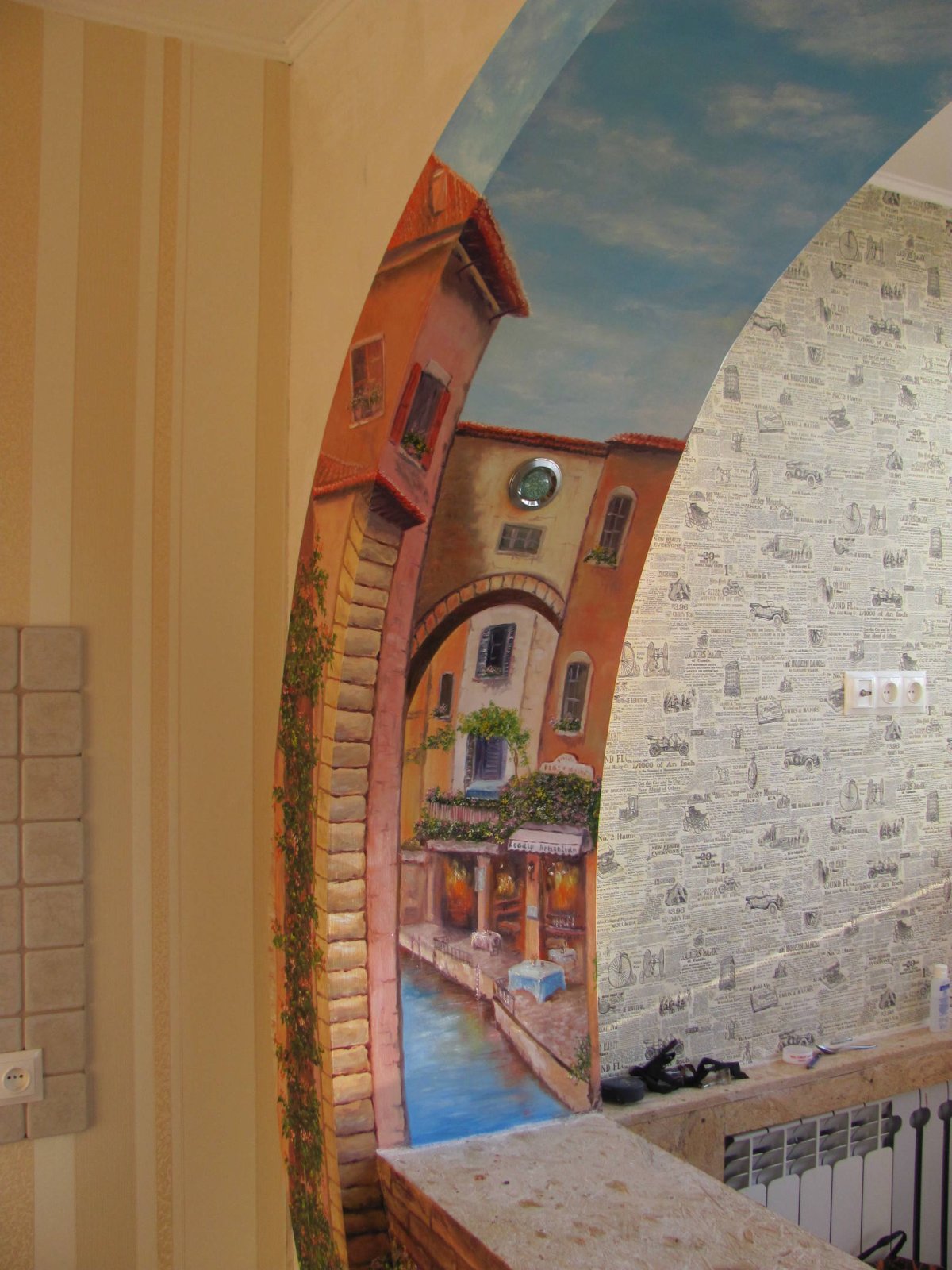 Отделка арки в квартире