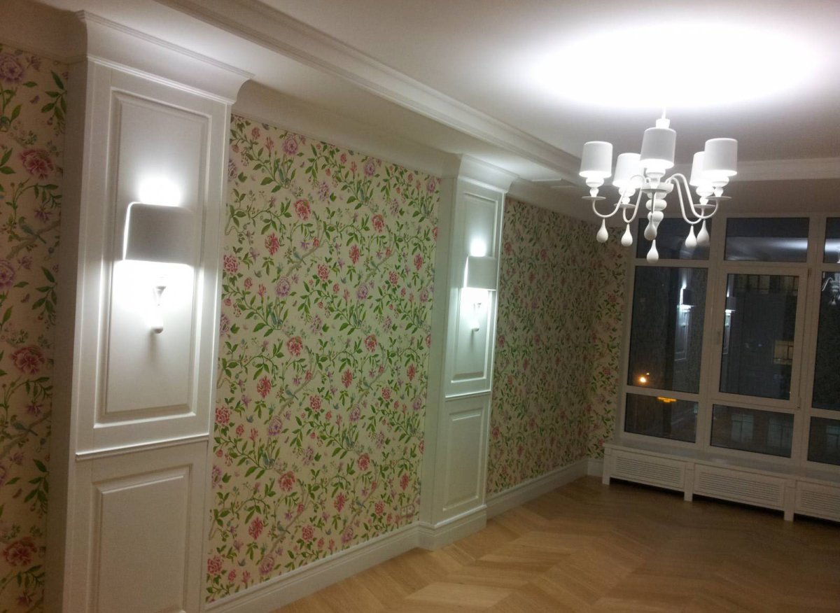 Отделка квартир обоями