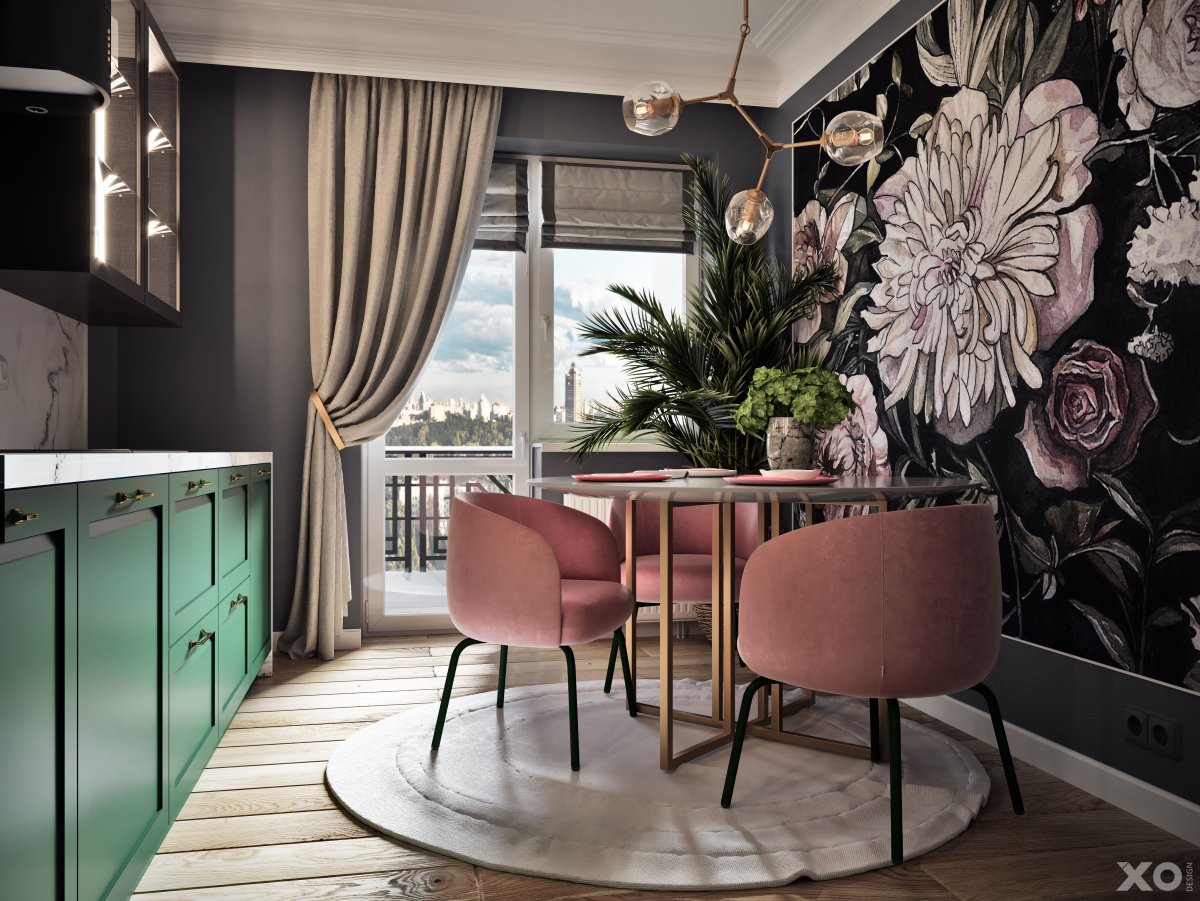 Спальня с перьями