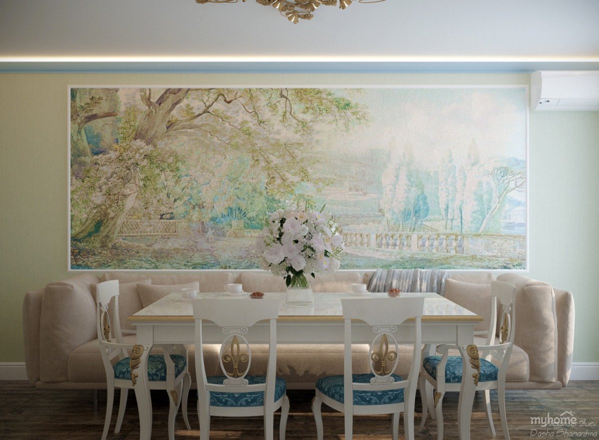 Джунгли в интерьере кухни