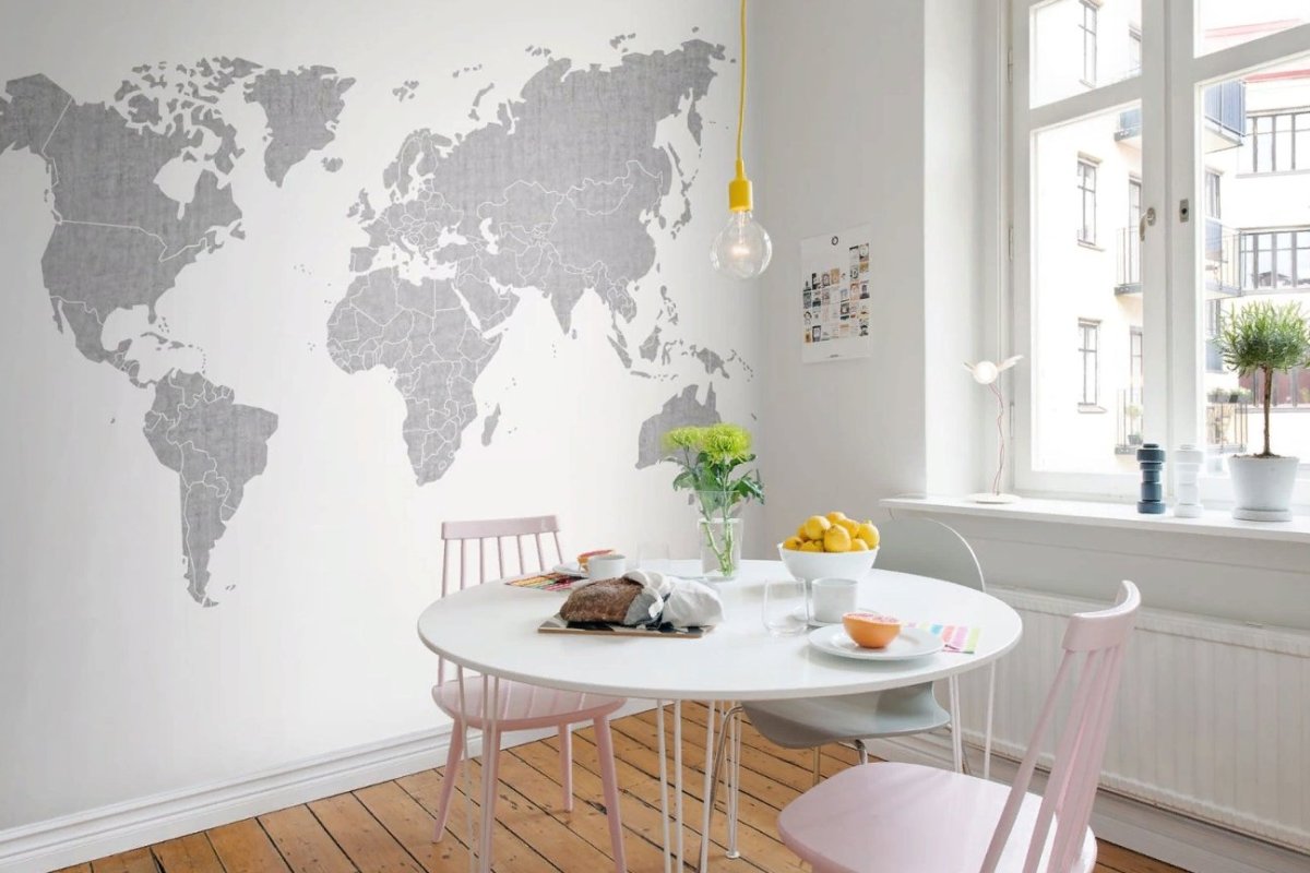 Интерьер кухни стол остров