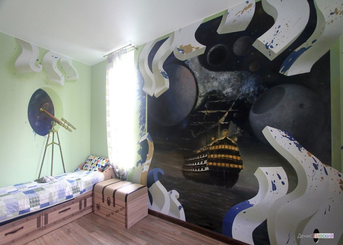 Интерьер в стиле корабля