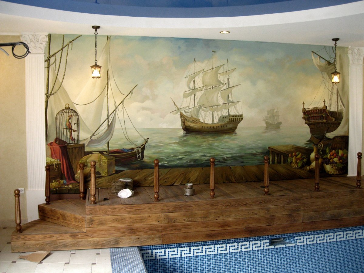 Аффреско корабль