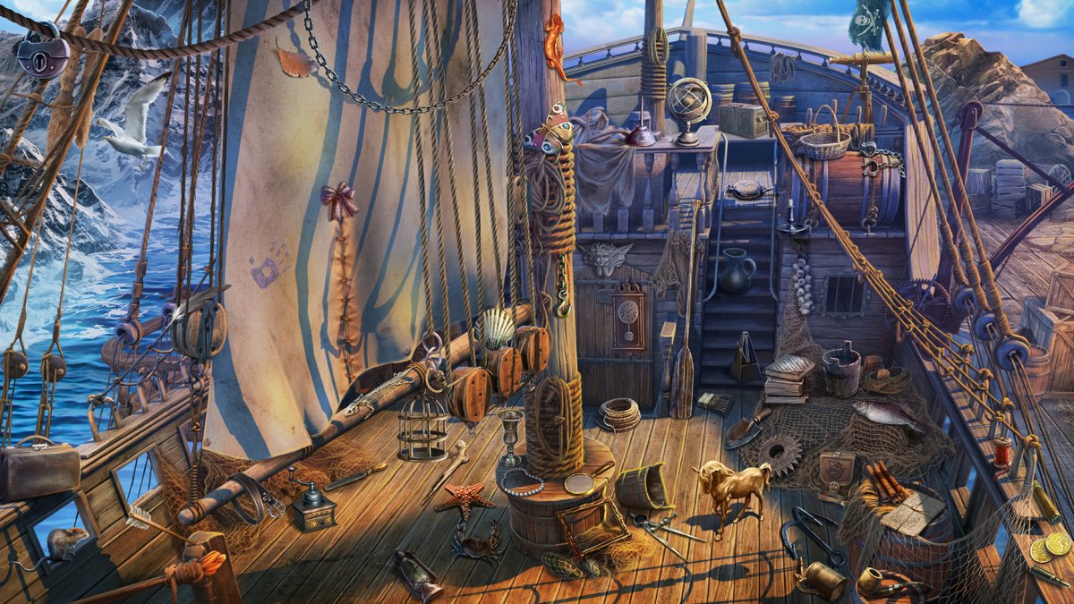 Палуба корабля в интерьере детской