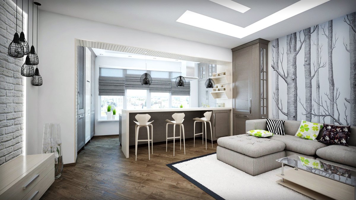 Интерьер квартиры студии