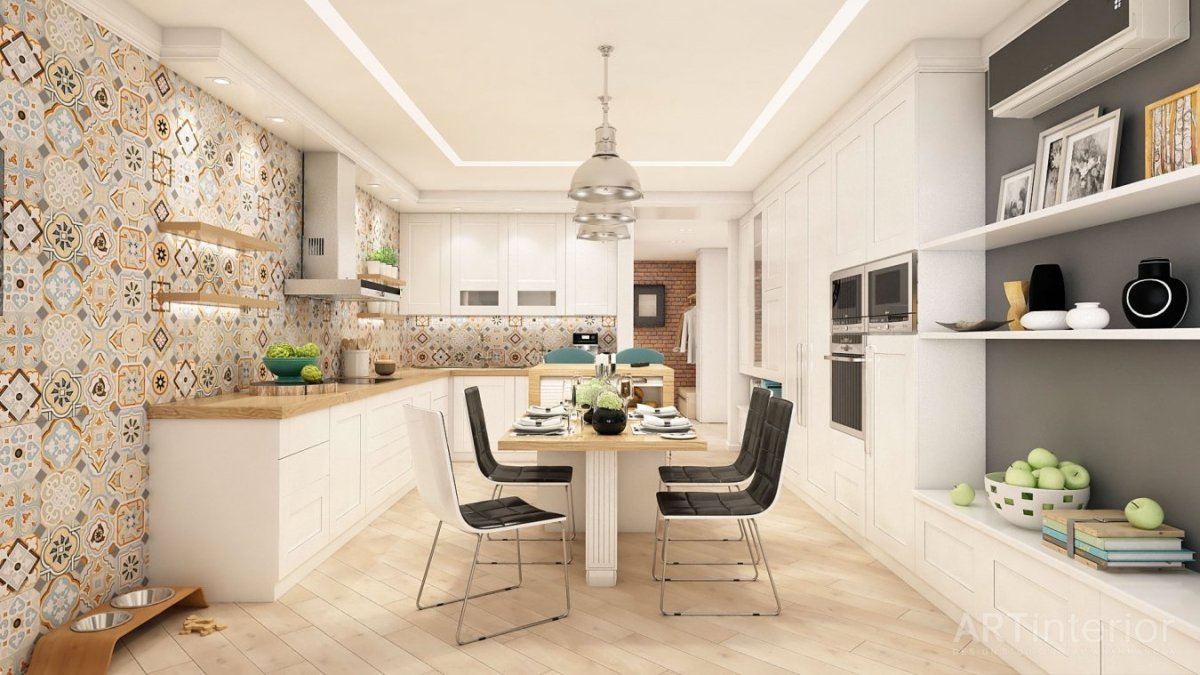 Обои для кухни модные тенденции