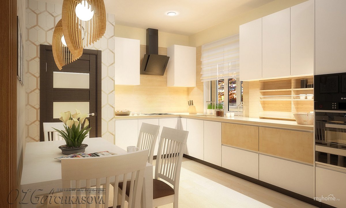 Маленькая кухня обои