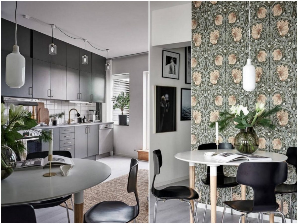 Обои для кухни модные тенденции