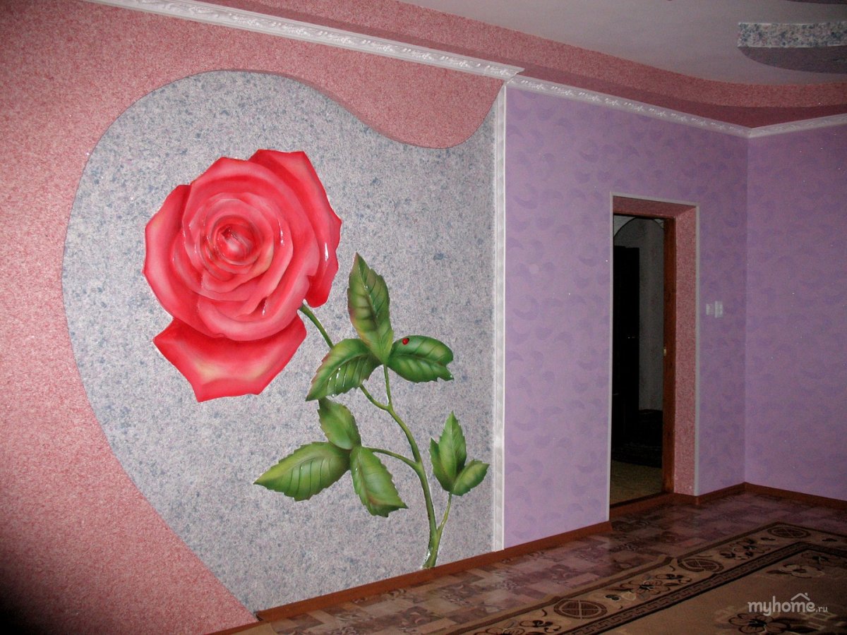 Жидкие обои узоры