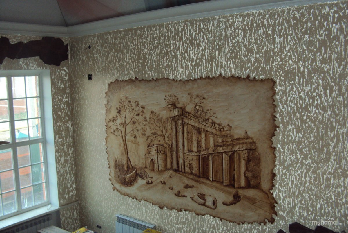 Рисунки для жидких обоев трафареты