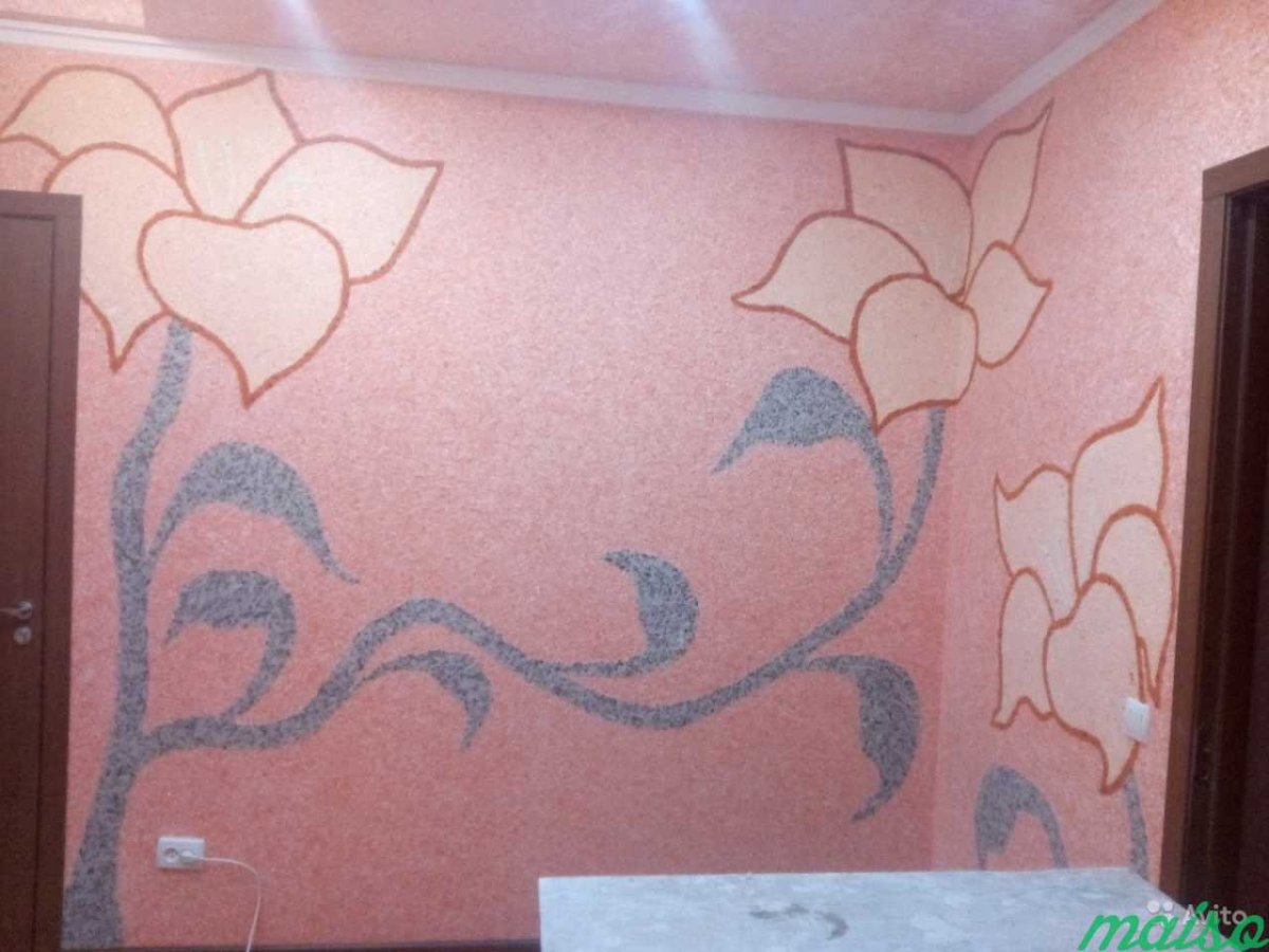 Жидкие обои рисунки