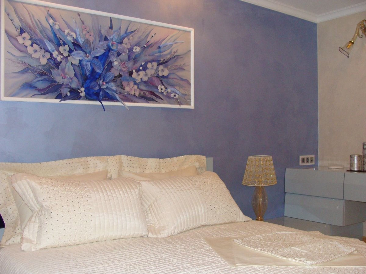 Венецианская штукатурка и фреска в интерьере