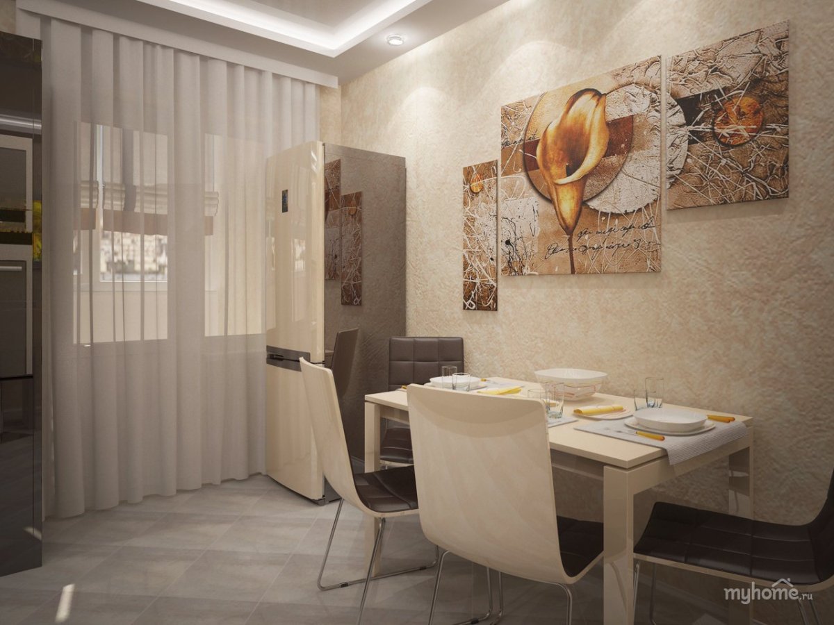 Плитка в обеденной зоне
