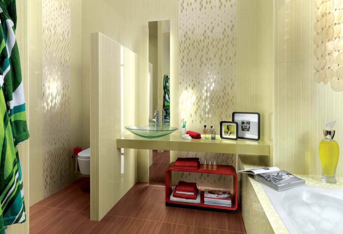 Керамическая плитка для зонирования