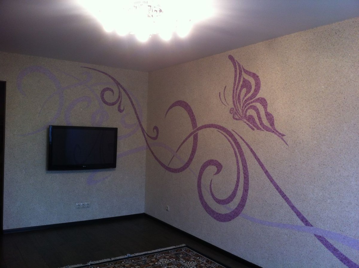 Жидкие обои рисунки