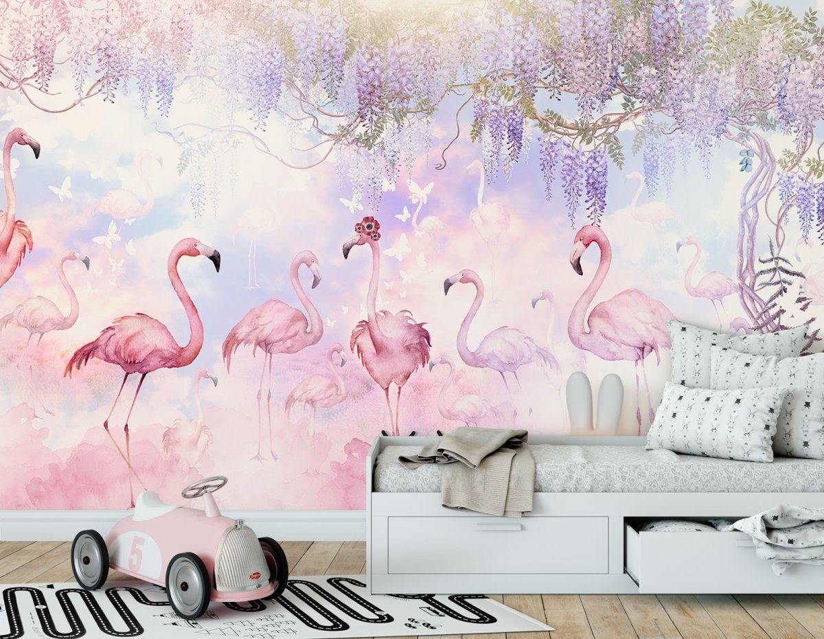 Украшение стен тропики