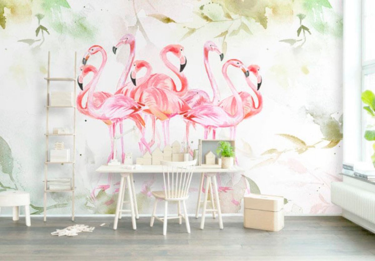 Фотозона у бассейна с Фламинго