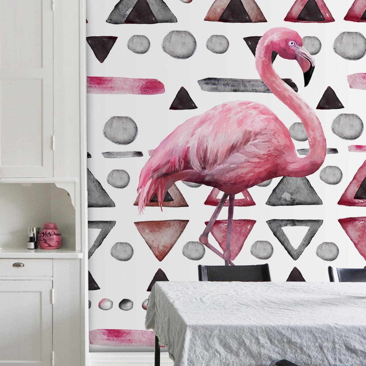 Постер фламинго для распечатки