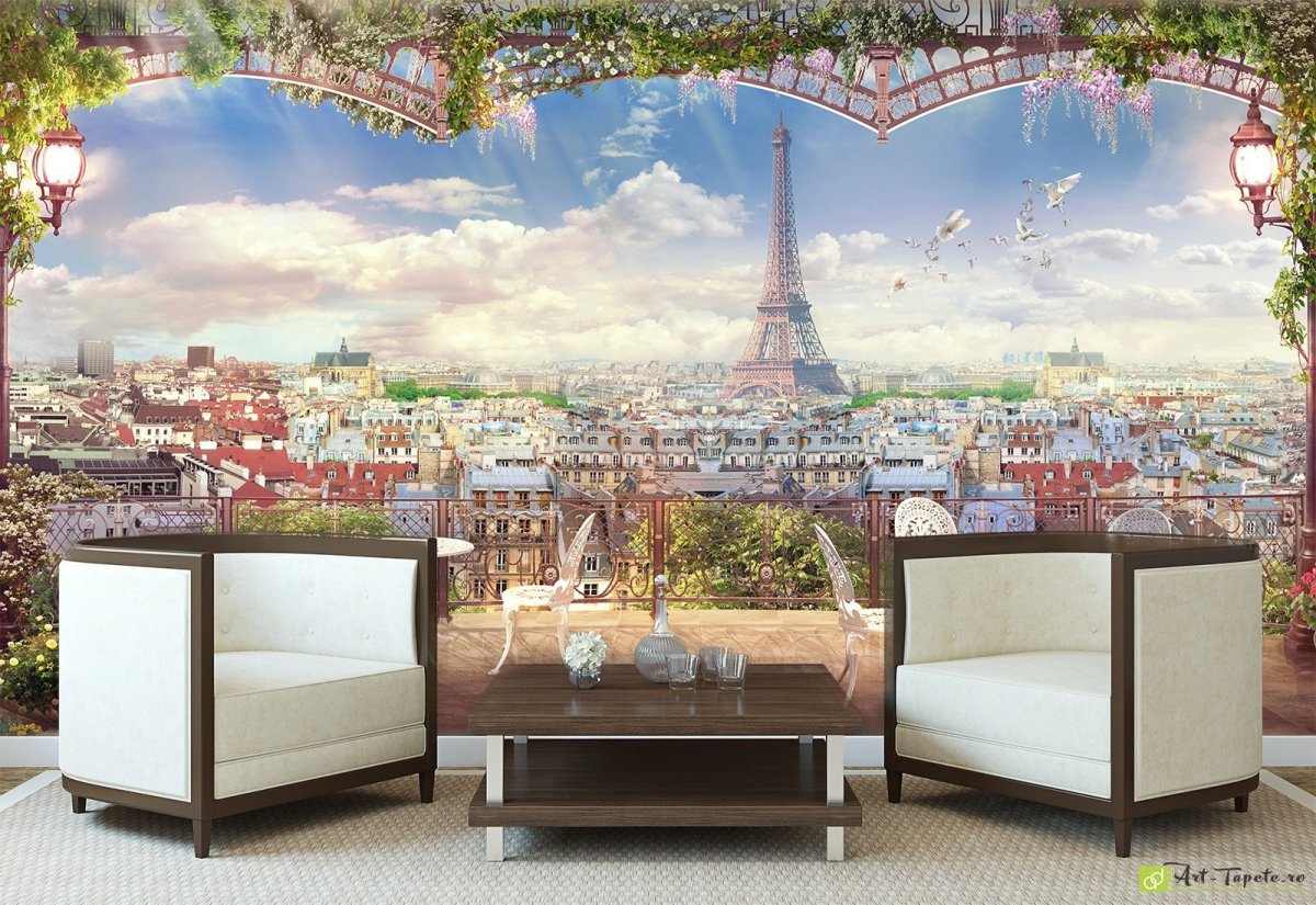 Панорамные фотообои в интерьере