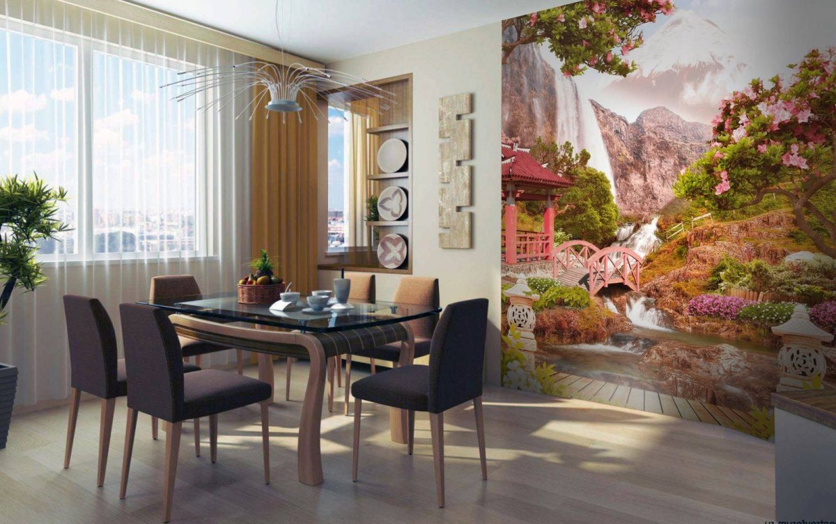 Фотообои для кухни