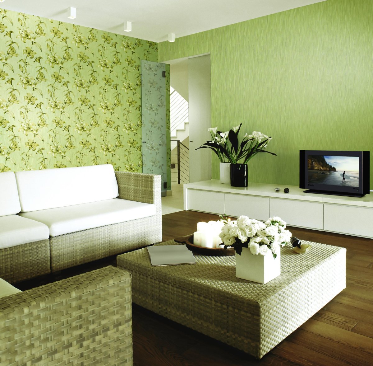 Casamance в интерьере обои