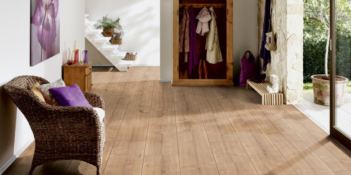 Ламинат ter Hurne Classic line дуб песочно-коричневый 1382