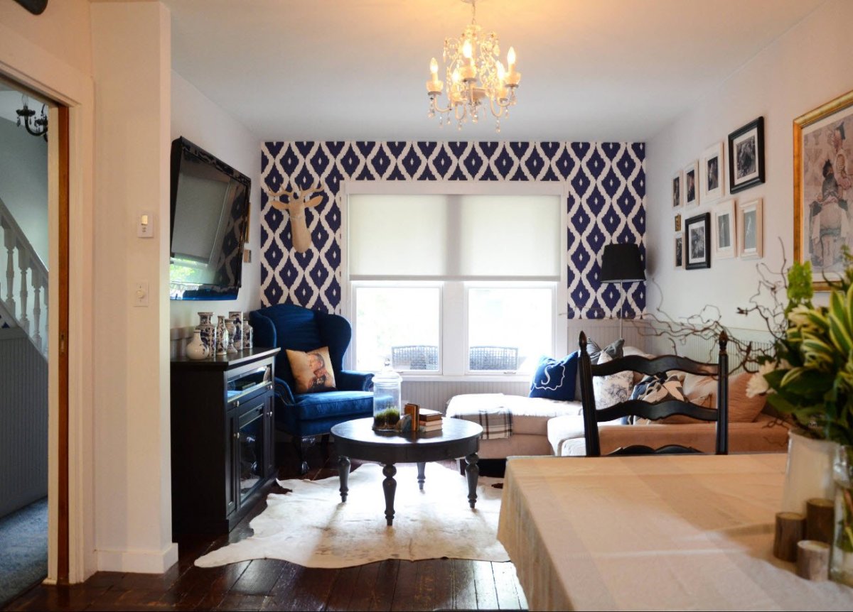 Акцентная стена с окном