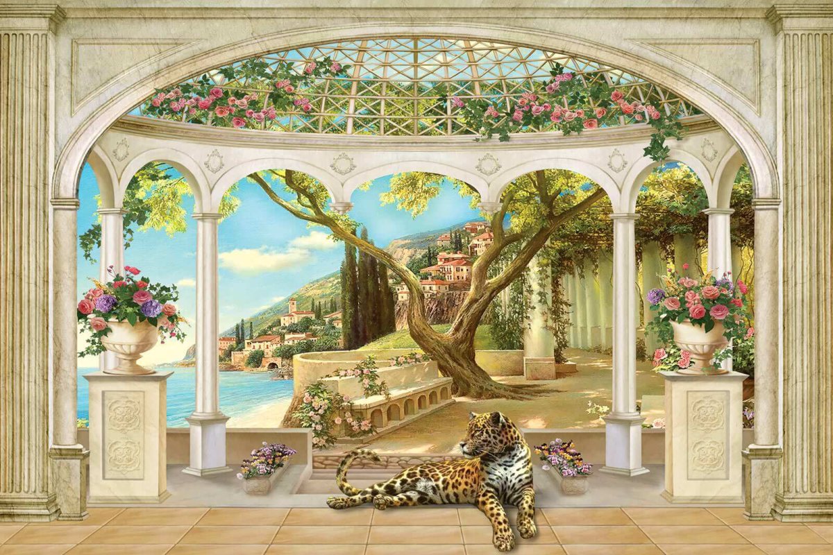 Фотообои с перспективой