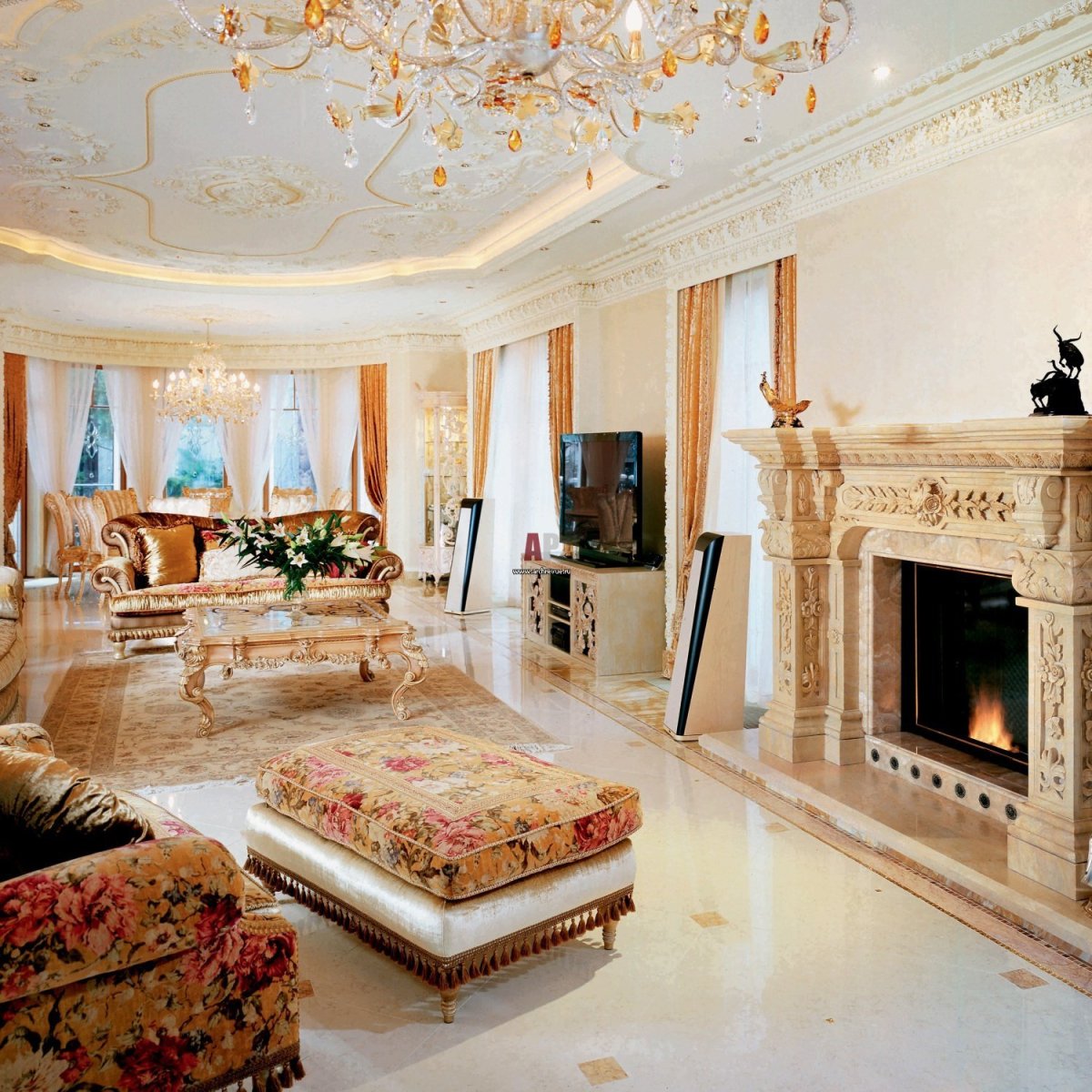 Комбинирование обоев в интерьере